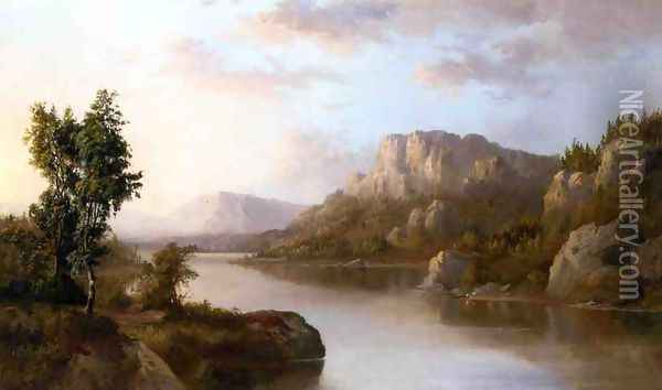 Landscape Oil Painting - Robert Scott Duncanson