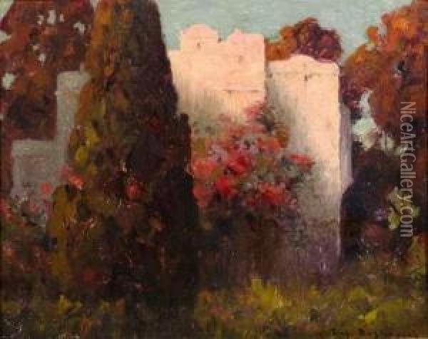 Jardin D'algerie Oil Painting - Eugene Deshayes