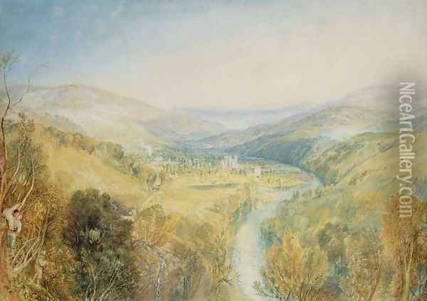 Buckfastleigh Abbey, Devonshire Oil Painting - Joseph Mallord William Turner