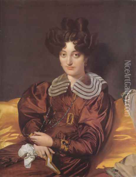 Madame Marie Marcotte (Marcotte de Sainte-Marie), née Suzanne-Clarisse de Salvaing de Boissieu Oil Painting - Jean Auguste Dominique Ingres