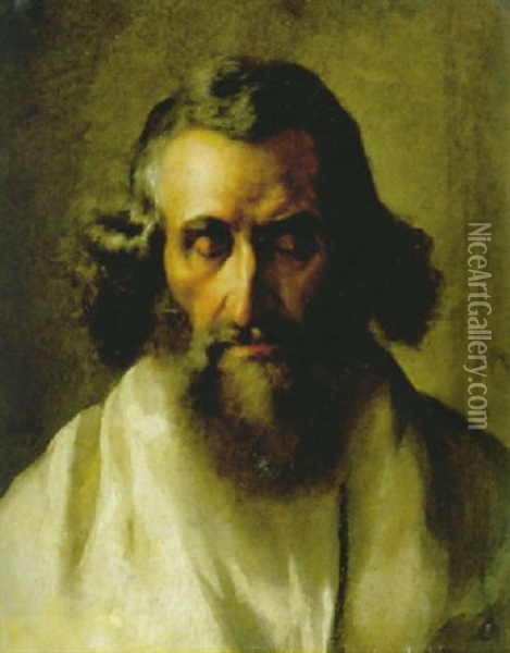 Bildnis Eines Rabbiners Oil Painting - Karl Theodor von Piloty