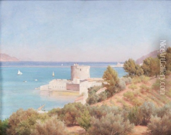 La Tour De Balaguier Oil Painting - Auguste Bougourd