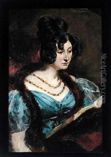 Portrait of a Lady Oil Painting - William Etty