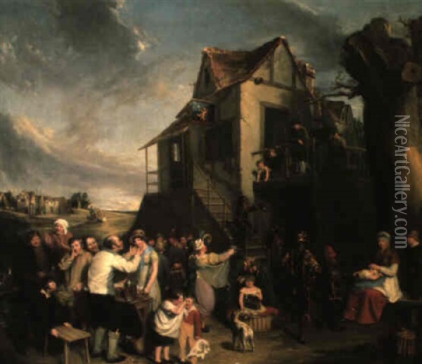 May Day, 1812 Oil Painting - William Collins