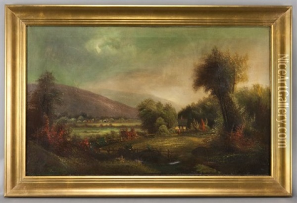 Hudson Valley Landscape Oil Painting - Gunther Hartwick