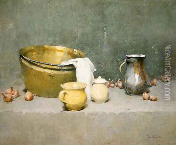 Still Life Oil Painting - Emil Carlsen