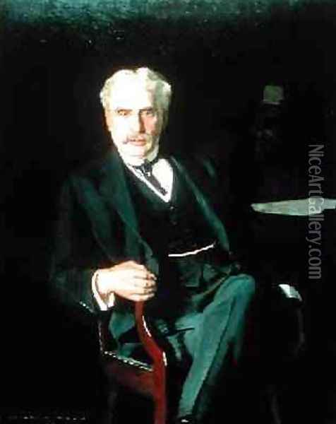 Sir Robert Borden 1854-1937 1918 Oil Painting - Harrington Mann