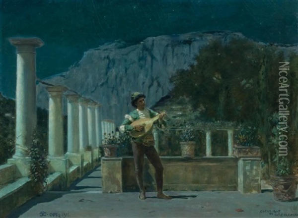 Capri, 1911 Oil Painting - Charles Caryl Coleman