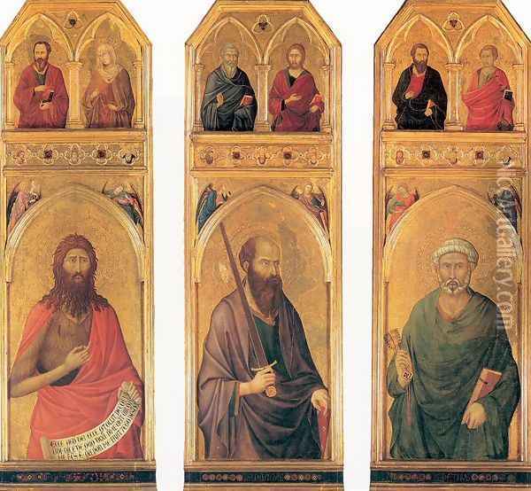 Santa Croce Altar 1325 Oil Painting - Ugolino Di Nerio (Da Siena)