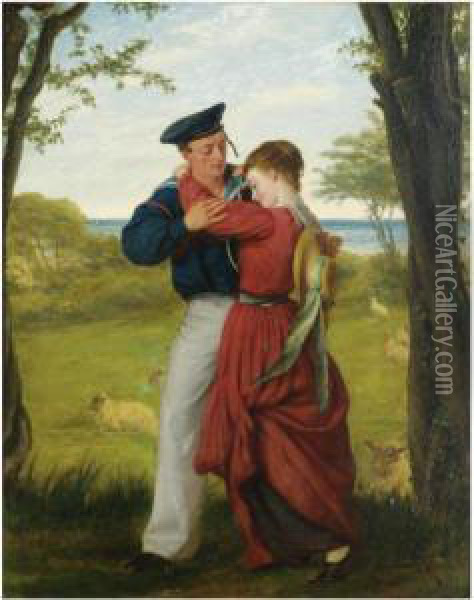 The Sailor's Farewell Oil Painting - William Gale