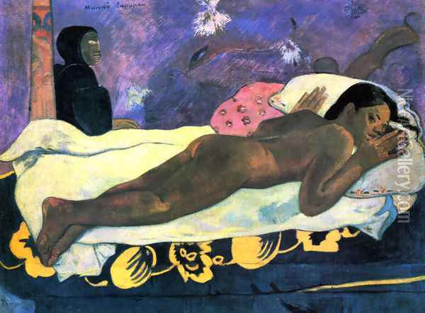 Spirit of the Dead Keeps Watch Oil Painting - Paul Gauguin