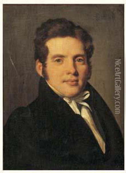 Portrait De Guillaume Thou Oil Painting - Louis Leopold Boilly