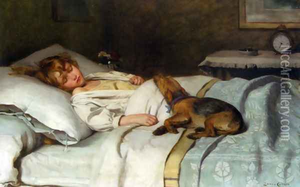 In the Land of Nod Oil Painting - Lance Calkin