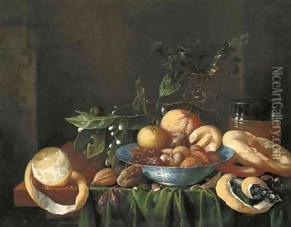 Oranges Oil Painting - Jan Davidsz. De Heem