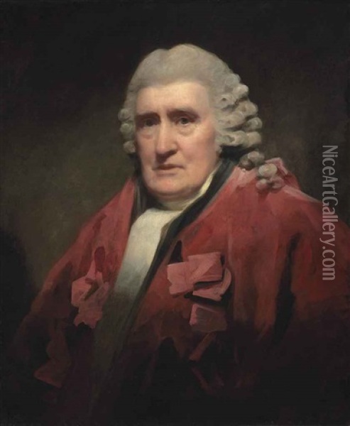Portrait Of William Baillie, Lord Polkemmet (lord Of Session), Bust-length Oil Painting - Sir Henry Raeburn