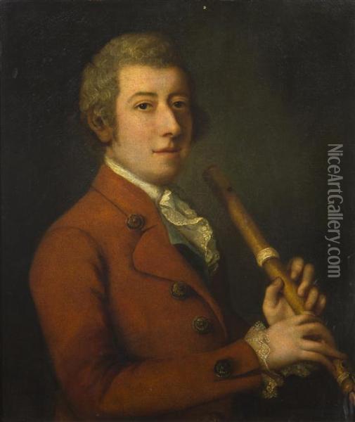 Portrait Of Thomas Augustine Arne Oil Painting - Thomas Gainsborough