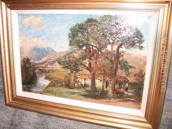 In Glenorchy Oil Painting - David Farquharson
