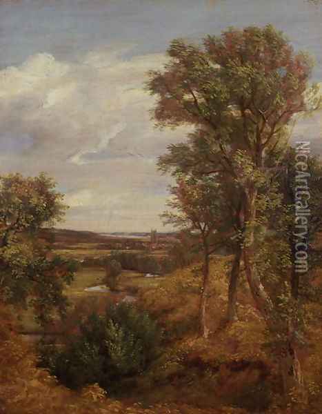 Dedham Vale, 1802 Oil Painting - John Constable