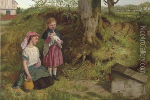 The Intruders Oil Painting - Charles Sillem Lidderdale