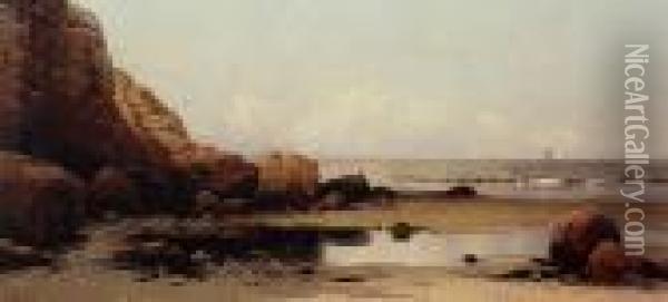 Low Tide Grand Manan Oil Painting - Alfred Thompson Bricher
