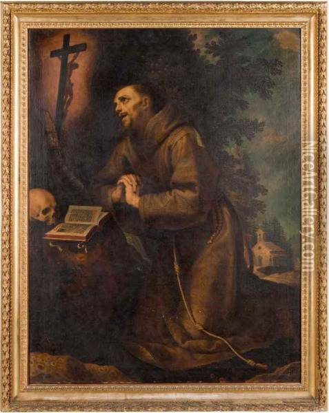 San Francesco Oil Painting - Lodovico Cardi Cigoli