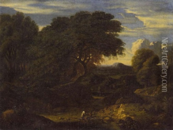 Waldlandschaft Oil Painting - Cornelis Huysmans