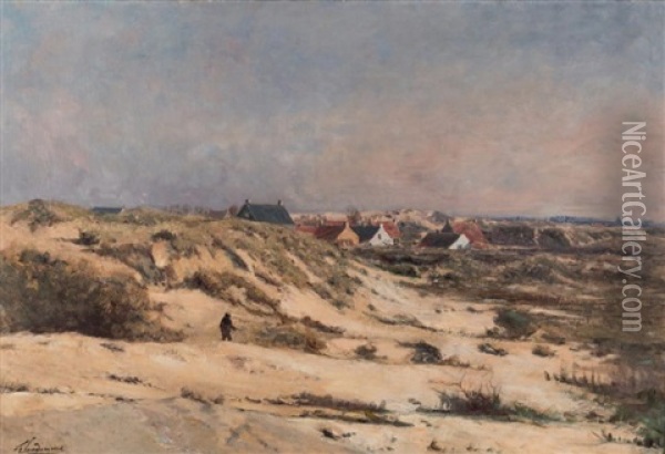 Villas Dans Les Dunes Oil Painting - Frans Van Damme