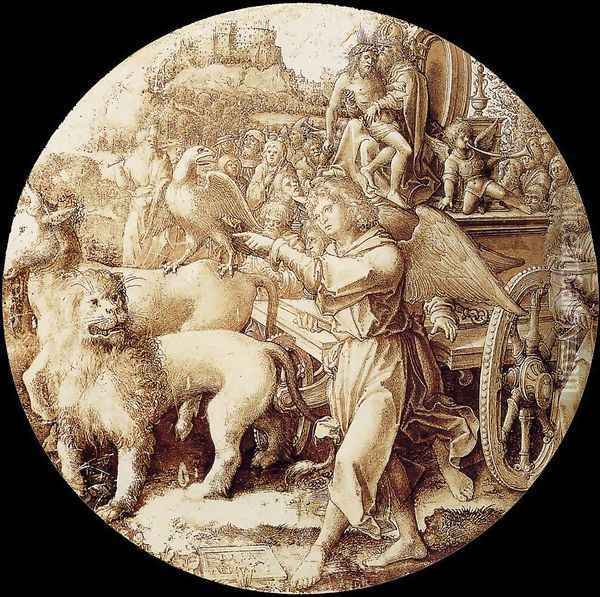The Triumph of Faith 1517 Oil Painting - Dirck Jacobsz. Vellert