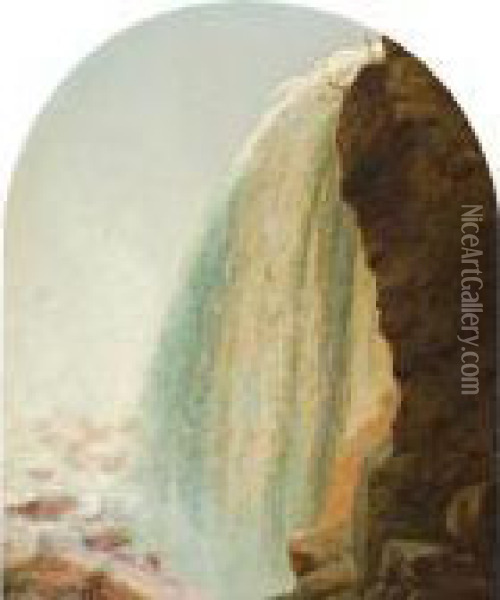 Cave Of The Winds Oil Painting - John Williamson