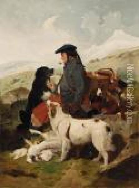 The Gamekeeper Oil Painting - Richard Ansdell