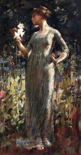 A King's Daughter Oil Painting - Theodore Robinson