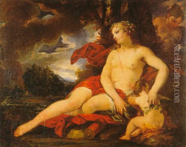 Venus Y Cupido Oil Painting - Sebastiano Ricci
