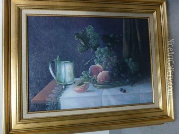 Nature Morte. Oil Painting - Victor-Gabriel Gilbert