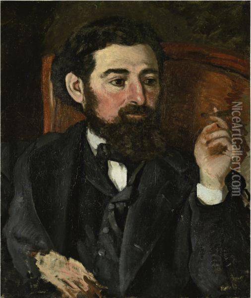 L'homme Au Cigare Or Portrait De Zacharie Astruc Oil Painting - Frederic Bazille