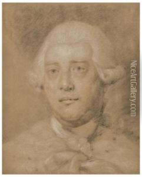 Portrait Of His Majesty George Iii. Oil Painting - Francis Coates Jones