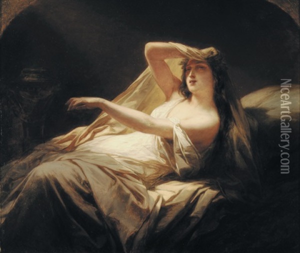 La Resurrection De La Fille De Jaire Oil Painting - Nicaise de Keyser