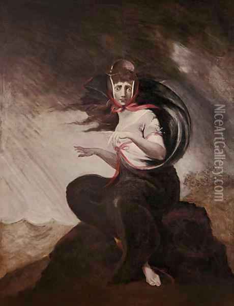 Mad Kate Oil Painting - Johann Henry Fuseli