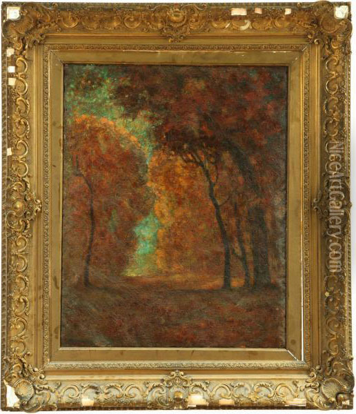 October Oil Painting - Franklin De Haven