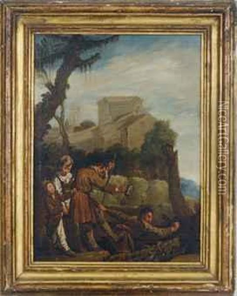 The Blind Leading The Blind Oil Painting - Domenico Fetti