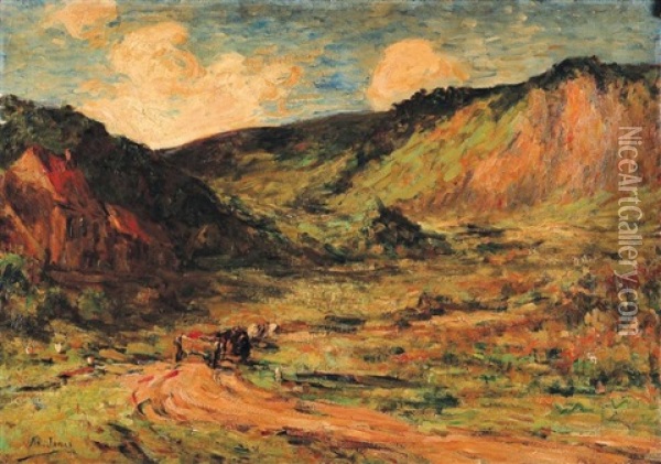 Vue Des Ardennes Oil Painting - Armand Gustave Gerard Jamar