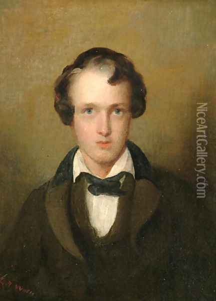 Reverend A. Wellsted, c.1839 Oil Painting - George Frederick Watts