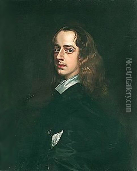 Portrait Of The Hon. Samuel Crewe Oil Painting - Sir Peter Lely