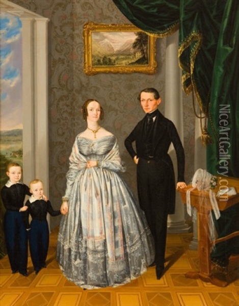 Rodina Oil Painting - Alois Spulak