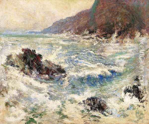 Sea Scene Oil Painting - John Henry Twachtman