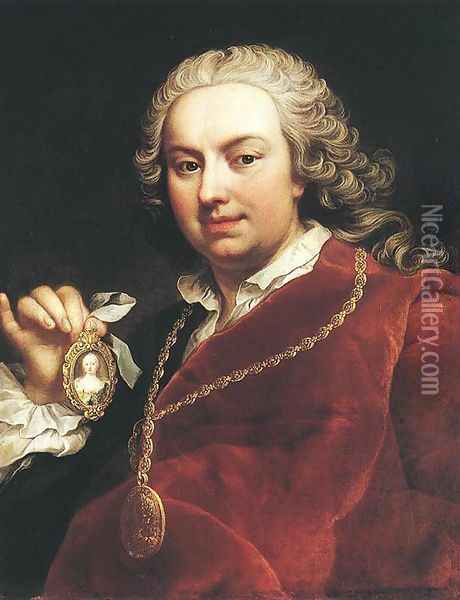 Self-portrait 1740s Oil Painting - Martin van, II Meytens