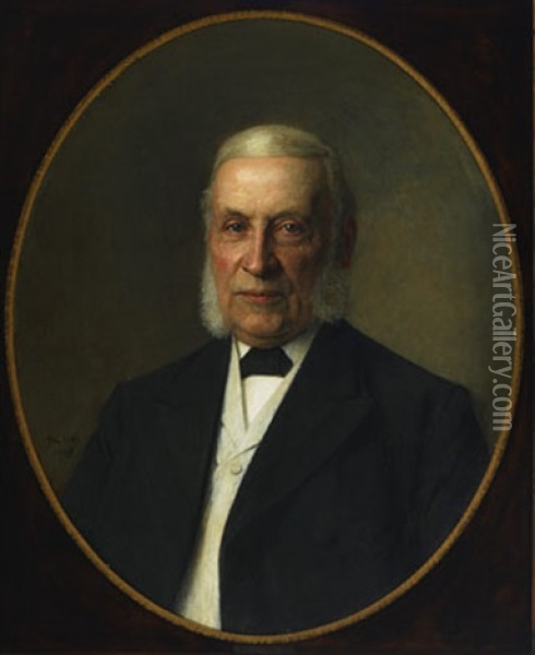 Portrait Of Paul Ernst Moes Oil Painting - Jan Pieter Veth