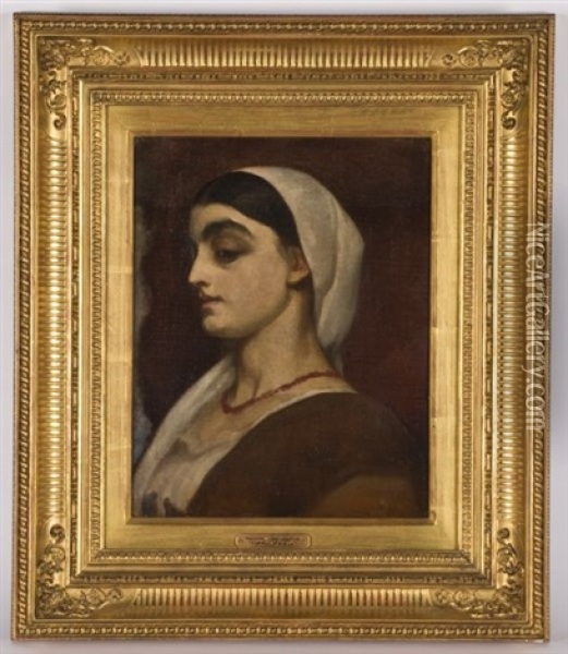 Portrait Of Stella Oil Painting - Lord Frederic Leighton