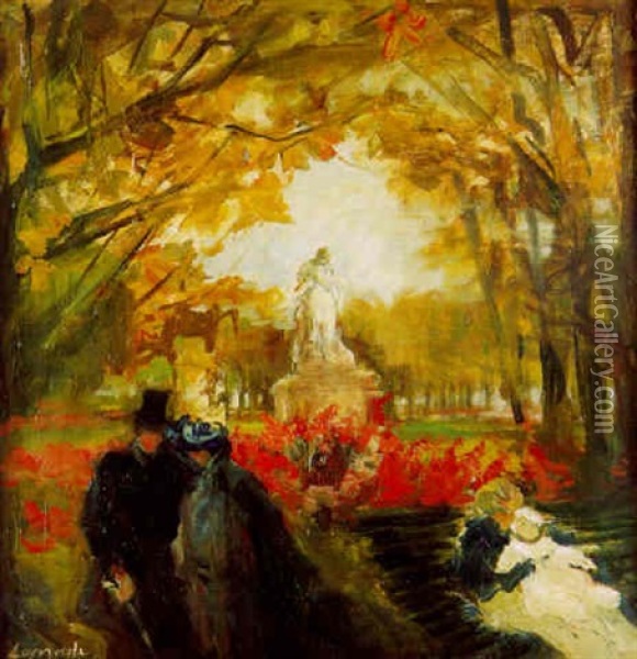Le Jardin Oil Painting - Pierre Laprade