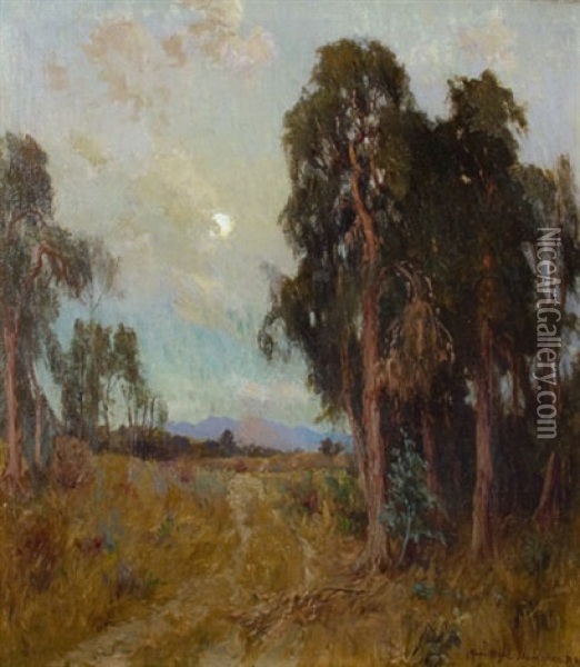 California Landscape (pasadena) Oil Painting - Hamilton Hamilton