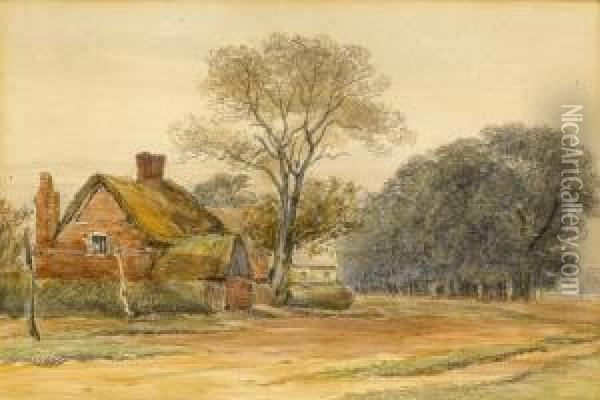 Clifton Near Nottingham Oil Painting - James Orrock
